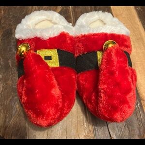Santa Elf Slippers Size Medium, Christmas Holiday Staging Costume